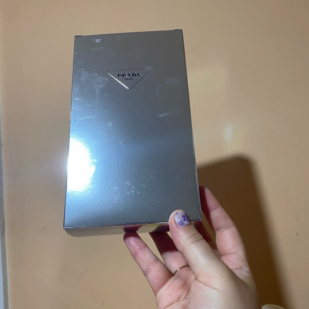 Prada BLIND BOX Silver Mirrored Box